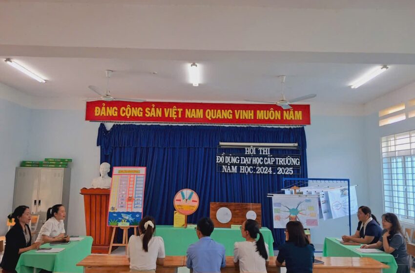  Bản tin hội thi đồ dùng dạy học cấp trường năm học 2024-2025
